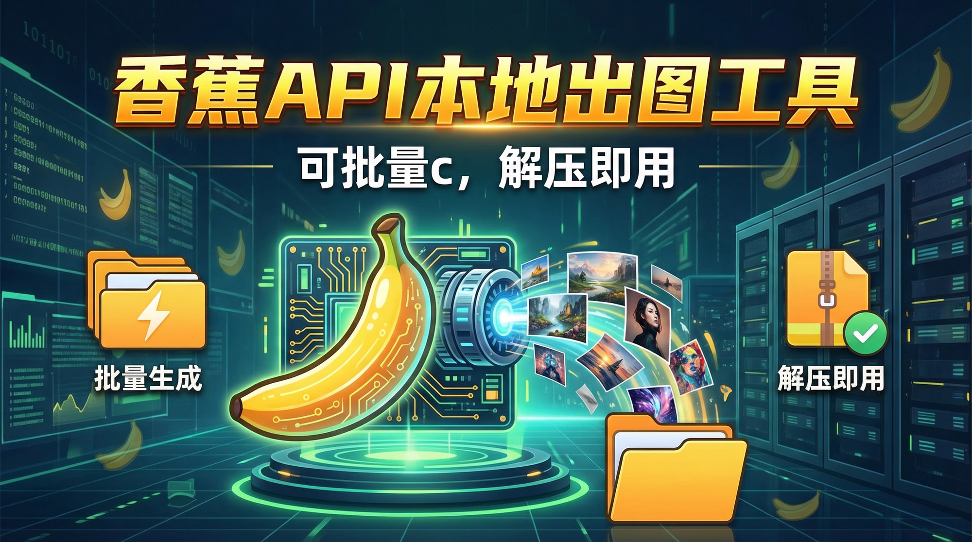 本地香蕉API出图工具(可批量)