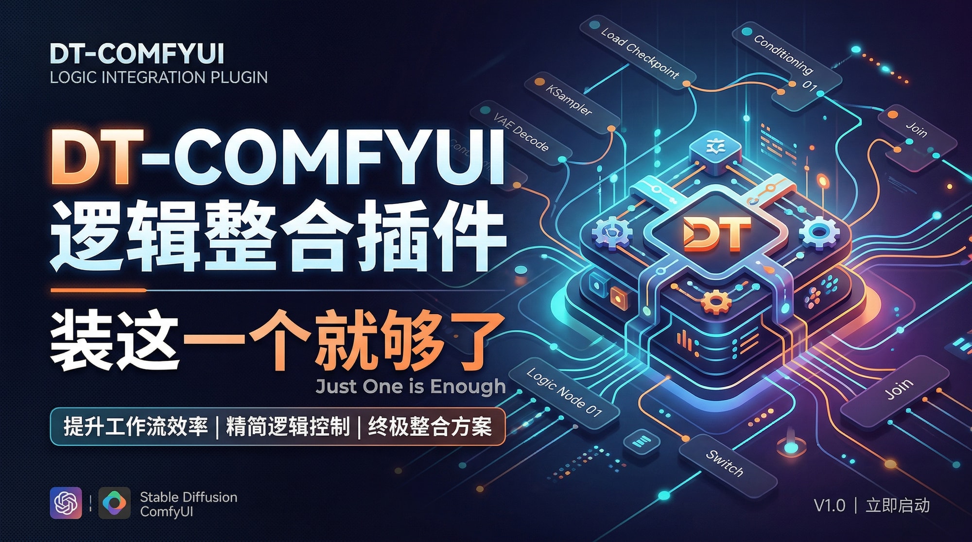 DT-comfyui逻辑整合插件